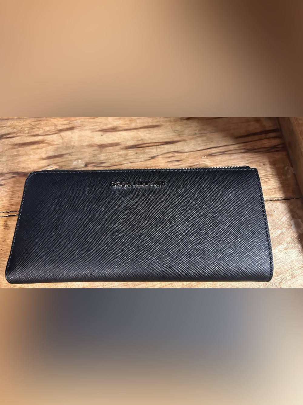 NWT!! Michael Kors Black Saffiano Zip Around Wallet